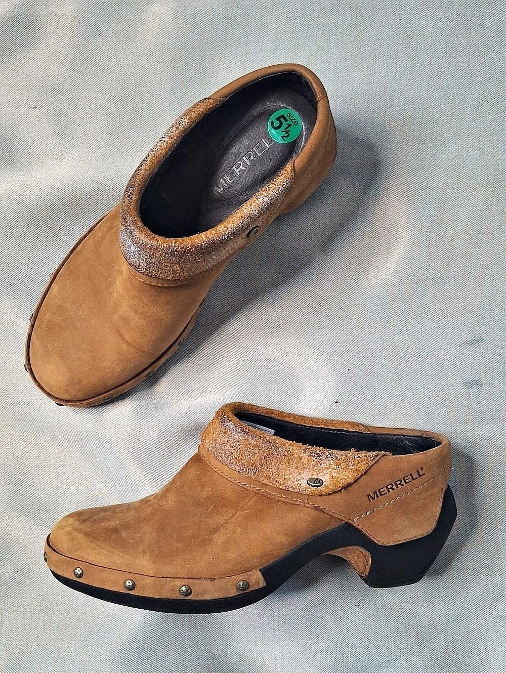 Merrell Luxe Wrap Dune Clogs Brown US 5.5